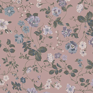 Варежки Wheat "Jazz Rose Powder Flowers", цветы в розовой глазури